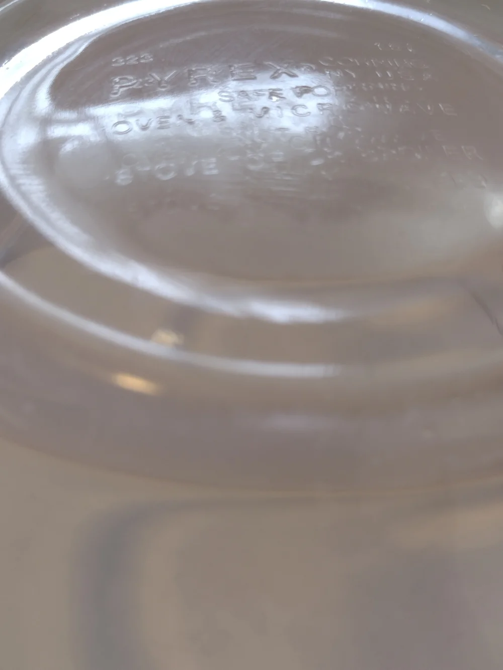 Pyrex Clear Glass Mixing Bowl - Large Transparent Bowl